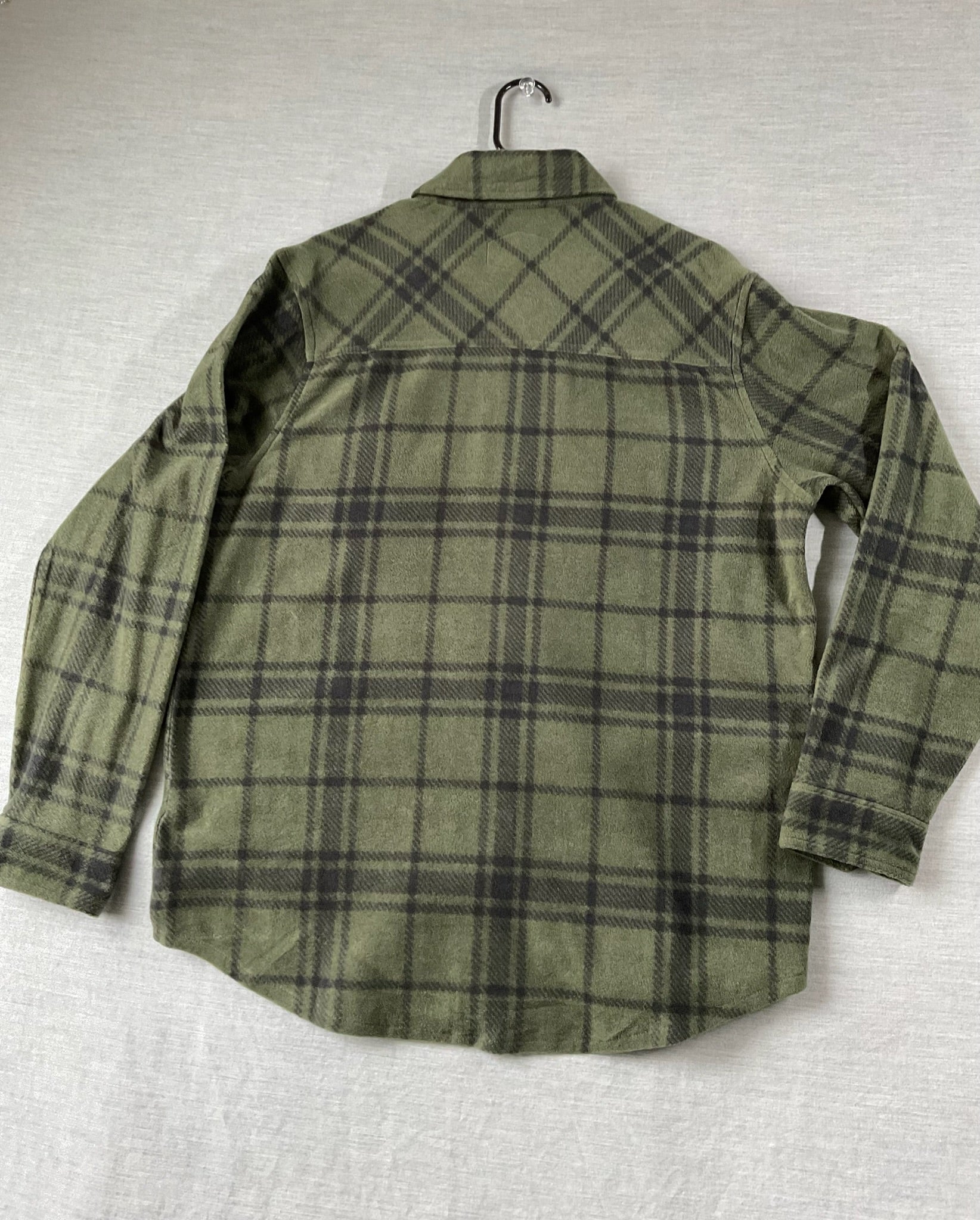 Freedom Foundry Supply Men's Long Sleeve Button Up Green & Black Shirt