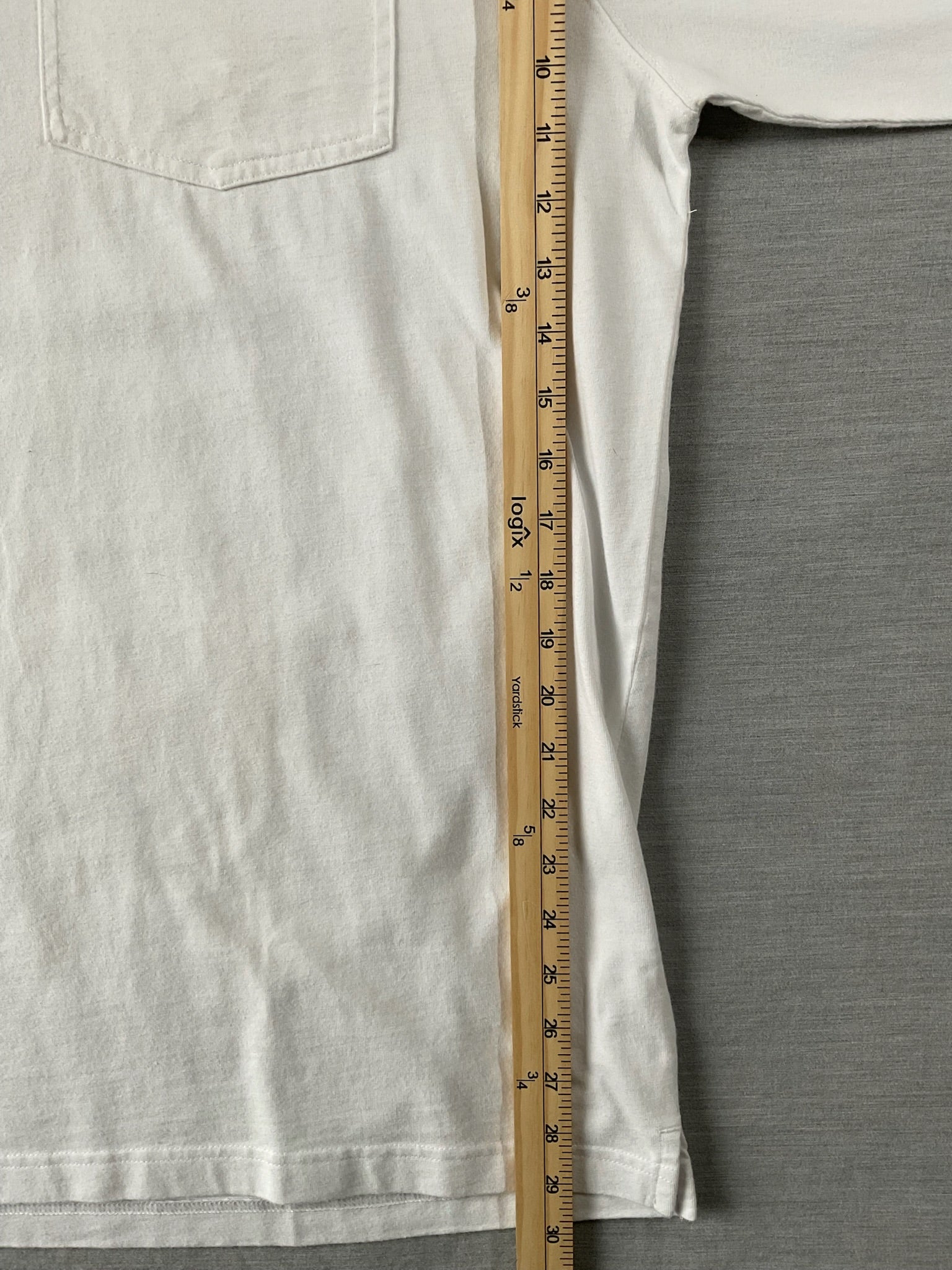 Duluth Trading CO. Men's Long Sleeve Shirt in White