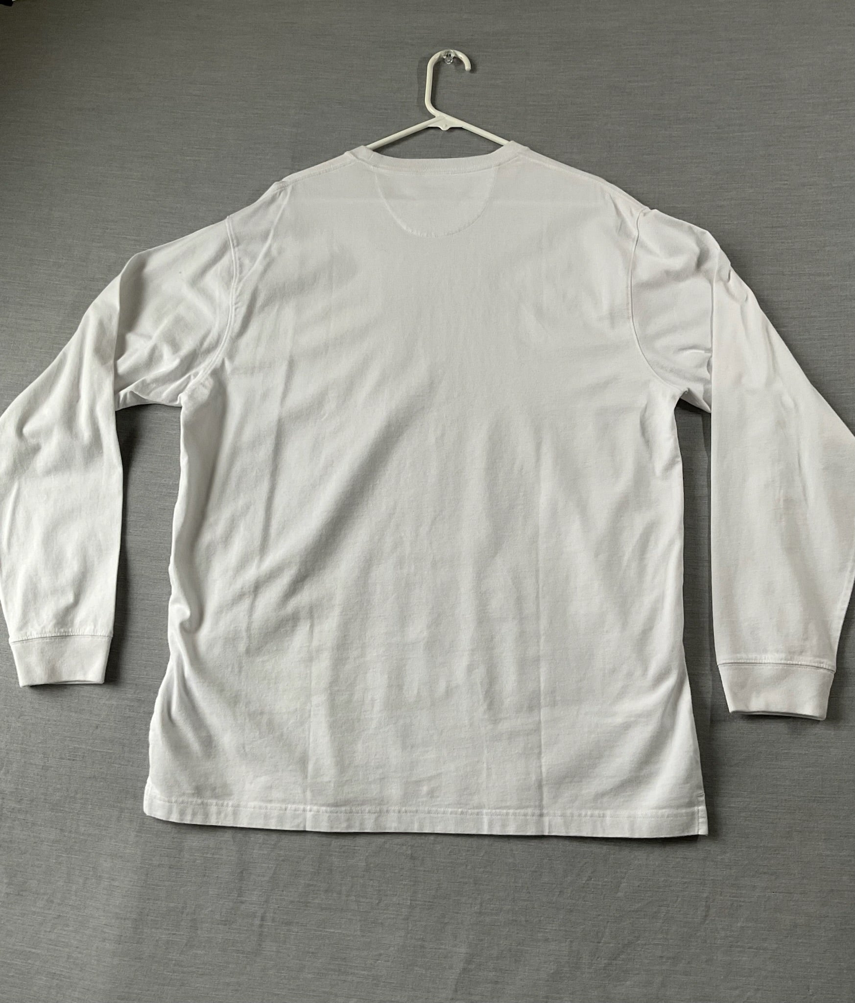 Duluth Trading CO. Men's Long Sleeve Shirt in White