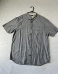 Vans Men's Short Sleeve Button Down Slate Blue Shirt. Size XL