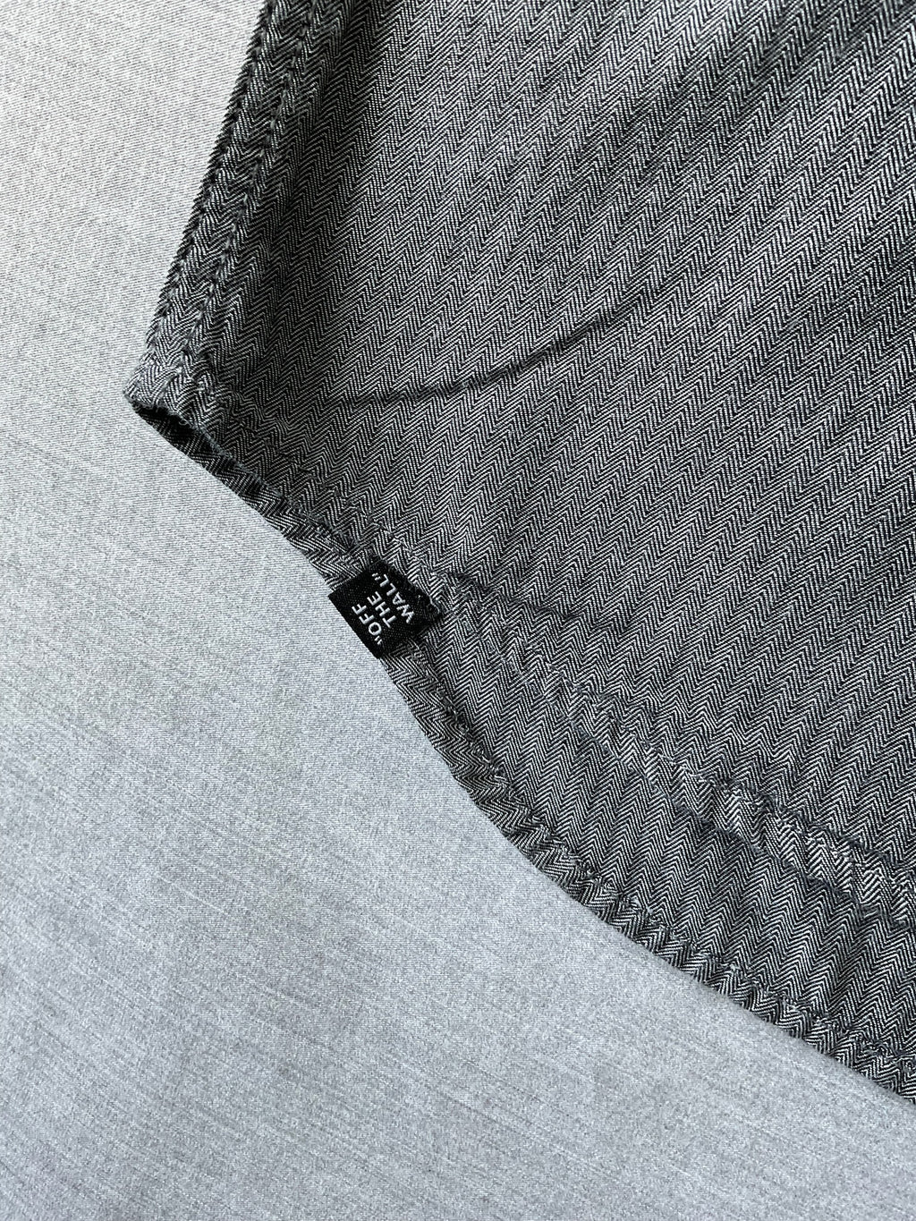 Vans Men's Short Sleeve Button Down Slate Blue Shirt. Size XL