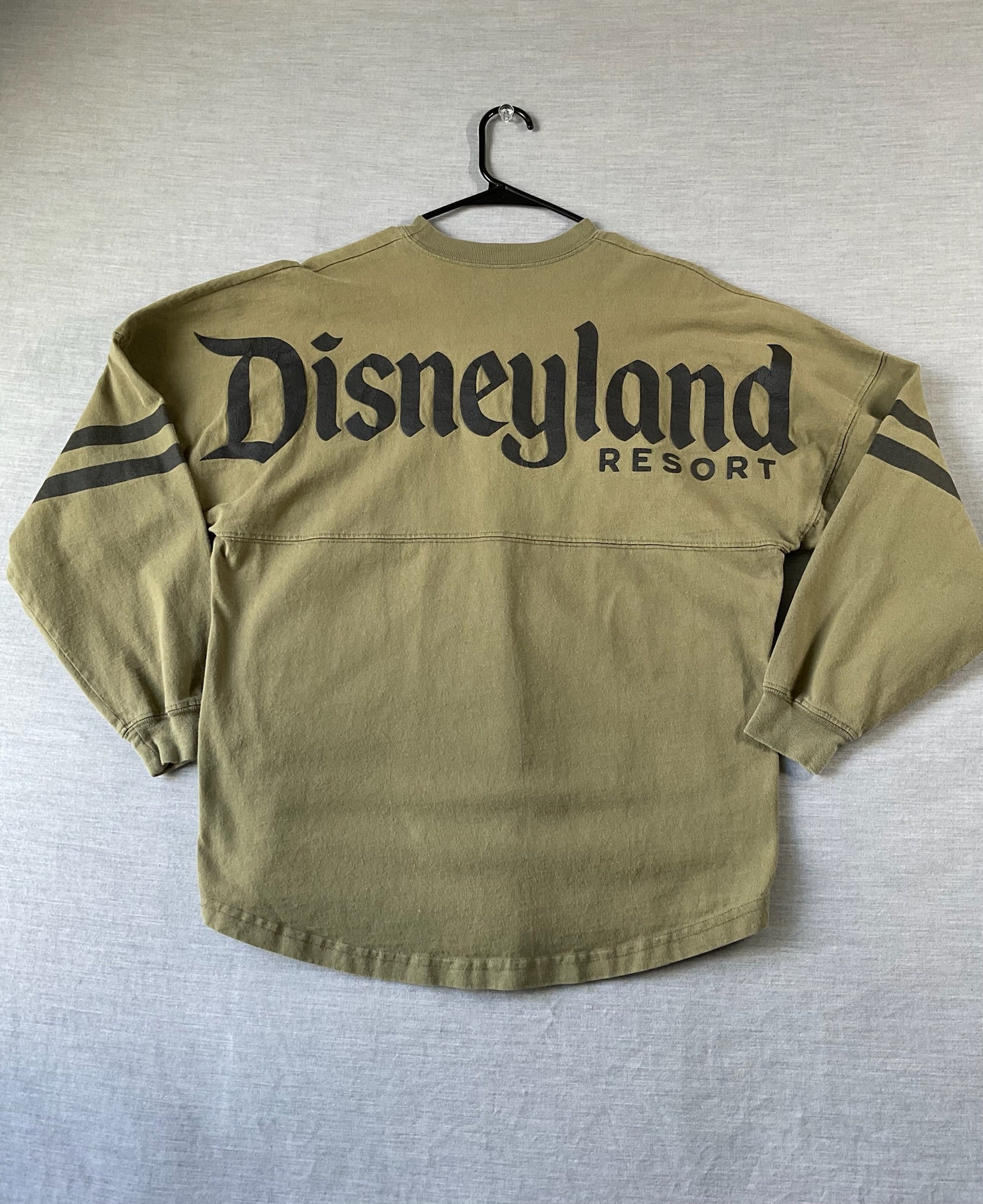 Disneyland Resort Spirit Jersey Long Sleeve Shirt in Olive Green