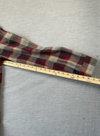 Fox Men's Long Sleeve Button Up Shirt Brown, Tan, Maroon.