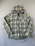 O'Neill Men's Long Sleeve Button Up Flannel Shirt Hoodie