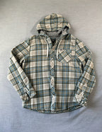 O'Neill Men's Long Sleeve Button Up Flannel Shirt Hoodie