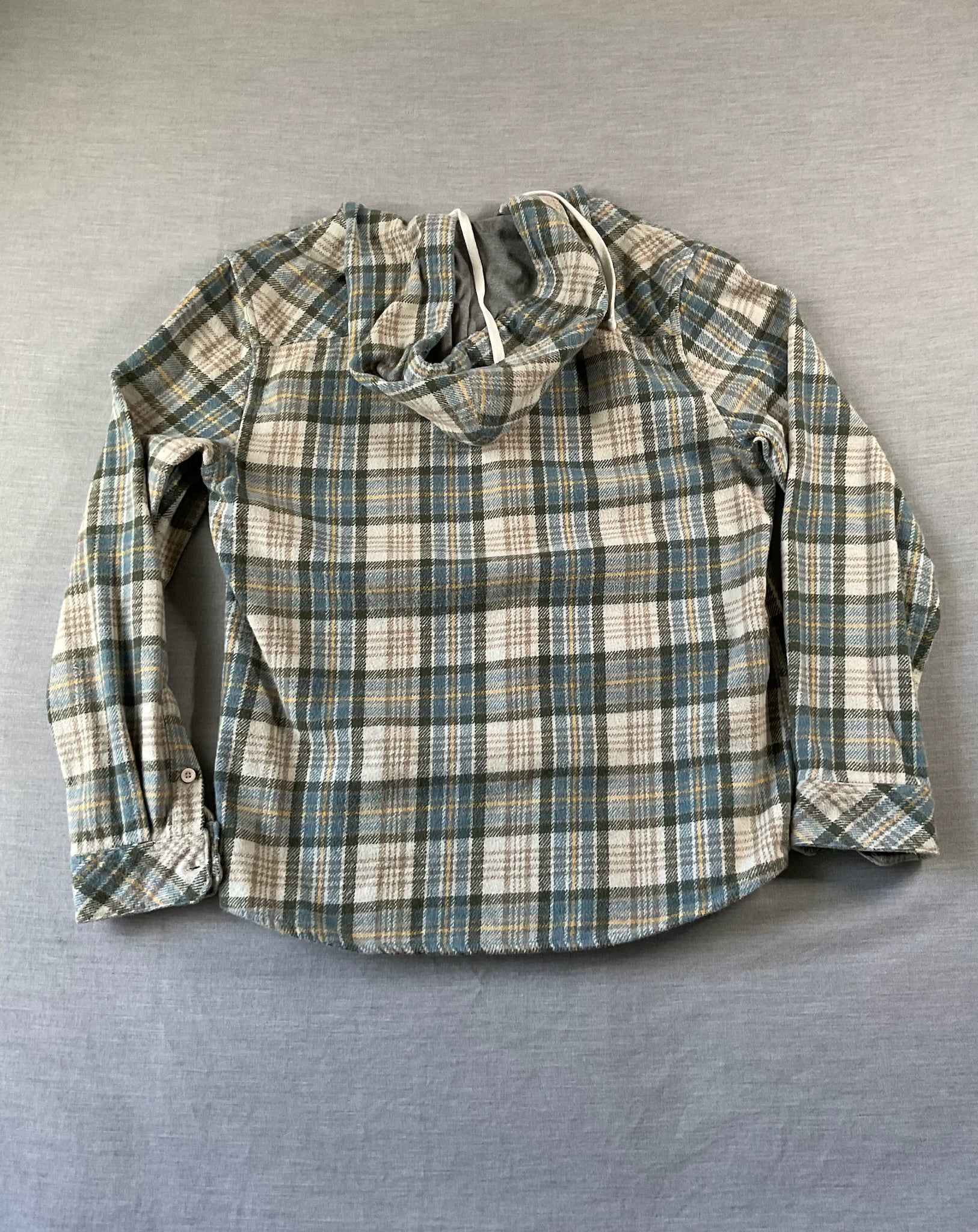 O'Neill Men's Long Sleeve Button Up Flannel Shirt Hoodie
