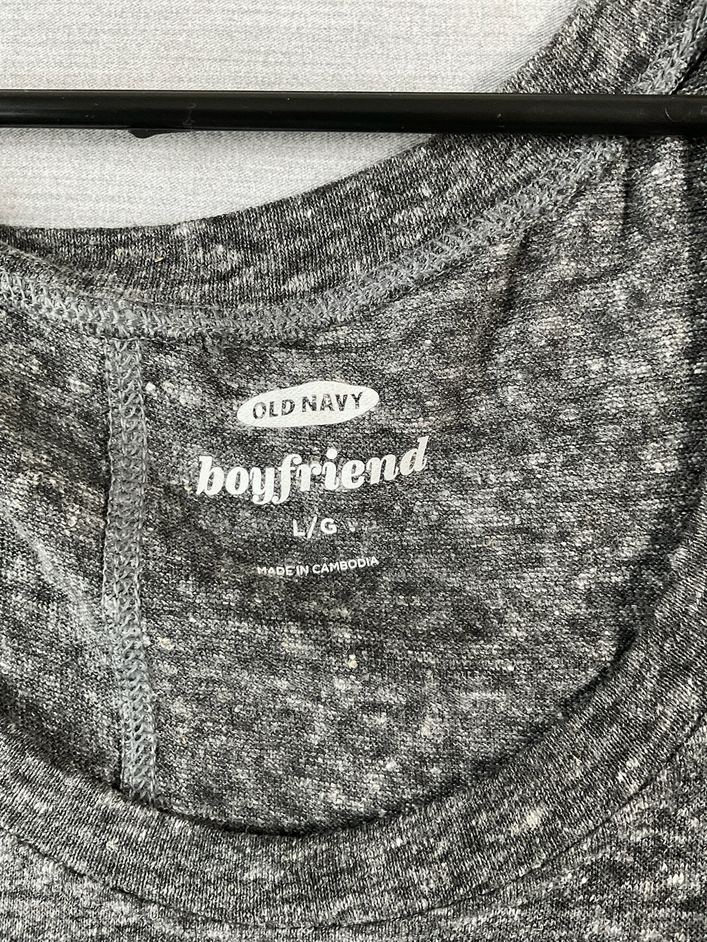 Old Navy Women's Gray Over-sized Tank-top with pocket
