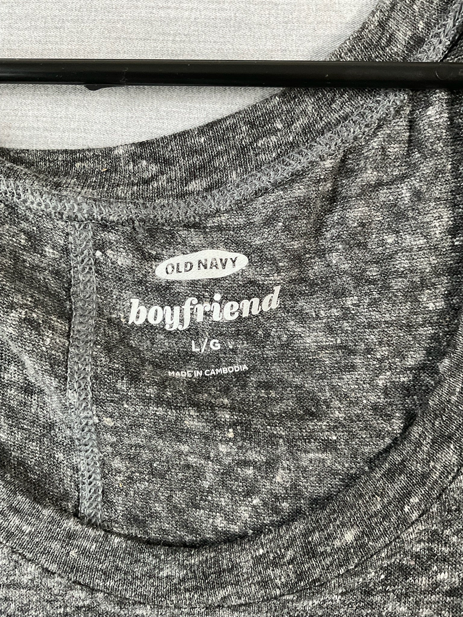 Old Navy Women's Gray Over-sized Tank-top with pocket