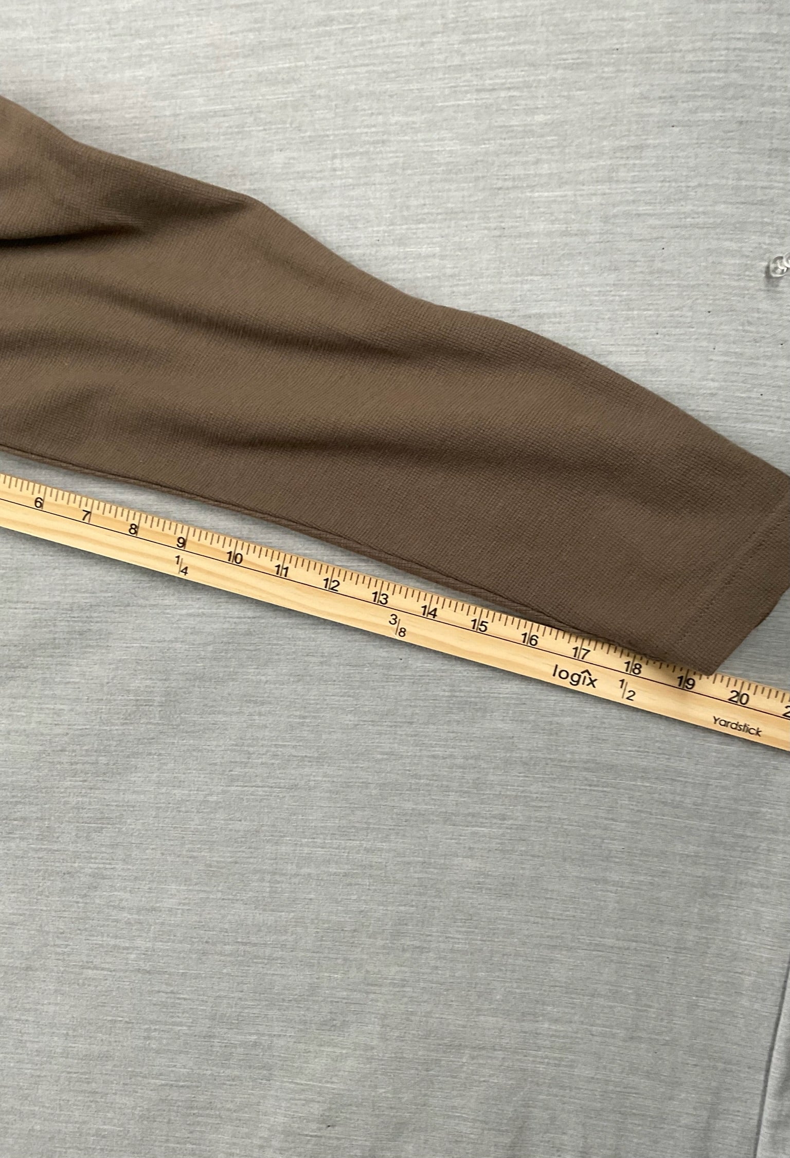 Volcom Men's Long Sleeve Hooded Thermal Shirt in Two Tone Brown XL
