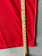 Nike Golf Dri Fit Men's  Short Sleeve Polo Shirt - Red with White