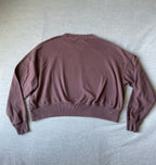 Aeropostale Women's Graphic Crew Neck Sweatshirt - Maroon Austin Print