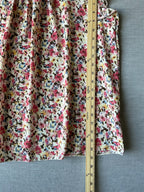 Women's Ruffle Flower Print Shirt Size X Large