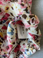 Women's Ruffle Flower Print Shirt Size X Large