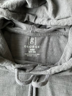 George Men’s Lightweight Long Sleeve Hoodie in Heather Gray (Size Small)