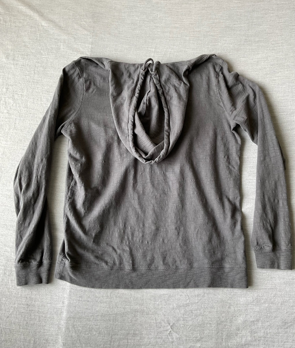 George Men’s Lightweight Long Sleeve Hoodie in Heather Gray (Size Small)