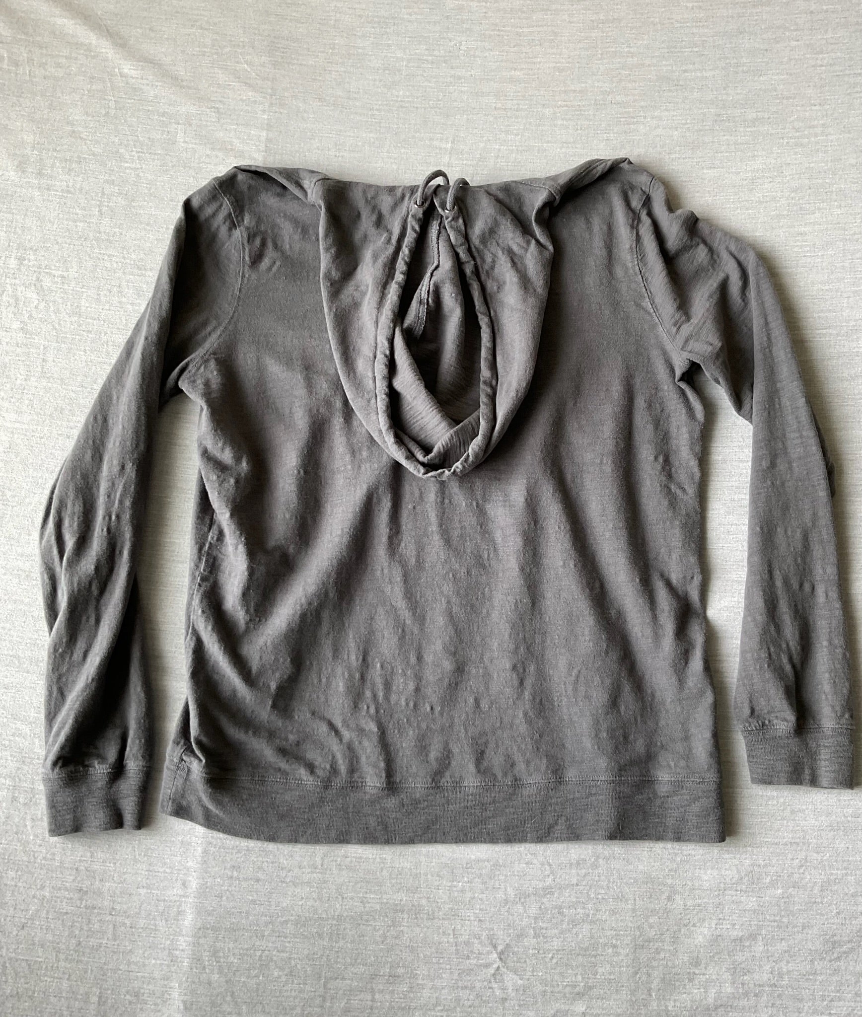 George Men’s Lightweight Long Sleeve Hoodie in Heather Gray (Size Small)