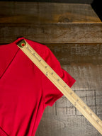 Hollister Co. Red Ribbed Baby Tee – Women’s Size Small