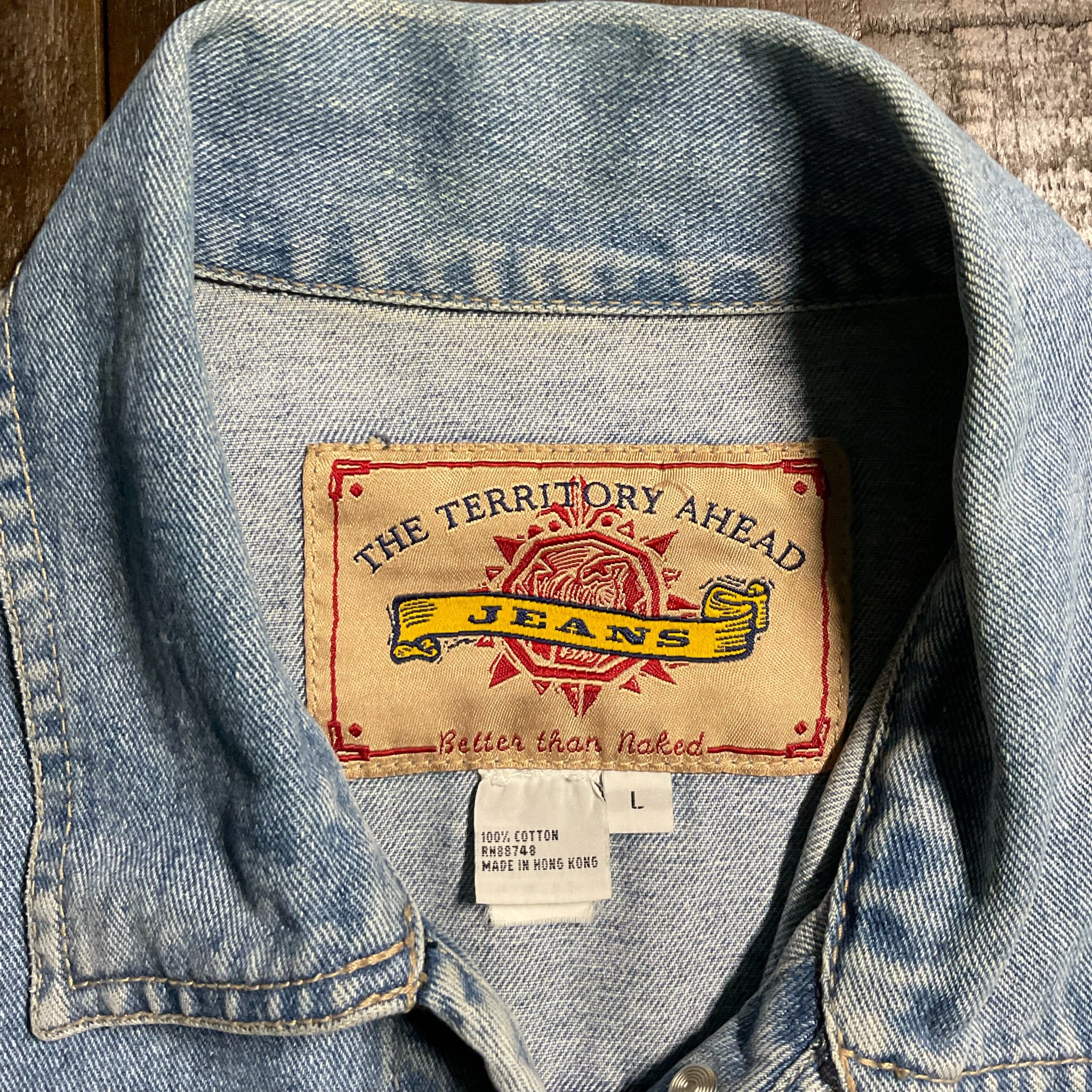 Women's The Territory Ahead Denim Jacket in size Large