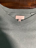 Lucky Brand Women's Long Sleeve V Neck Sweater in Green. Size Medium