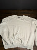HM Women's Long Sleeve Crew Neck Sweatshirt In Light Green. Size Medium