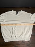 HM Women's Long Sleeve Crew Neck Sweatshirt In Light Green. Size Medium