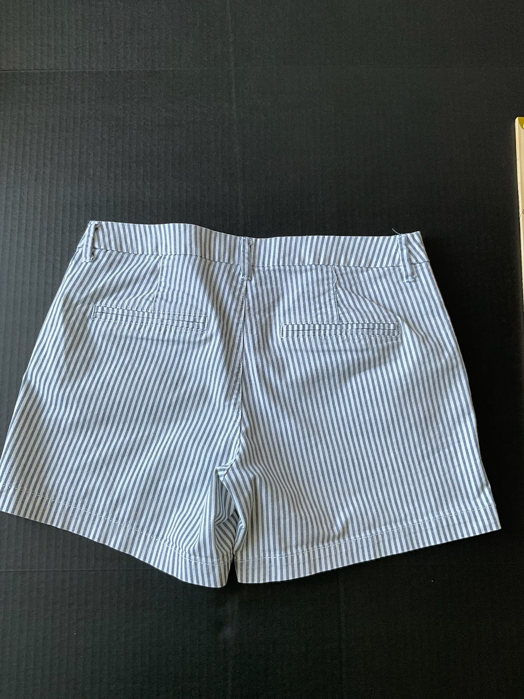 Old Navy Women's Everyday Shorts Size 4 Blue White Stripe