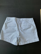 Old Navy Women's Everyday Shorts Size 4 Blue White Stripe
