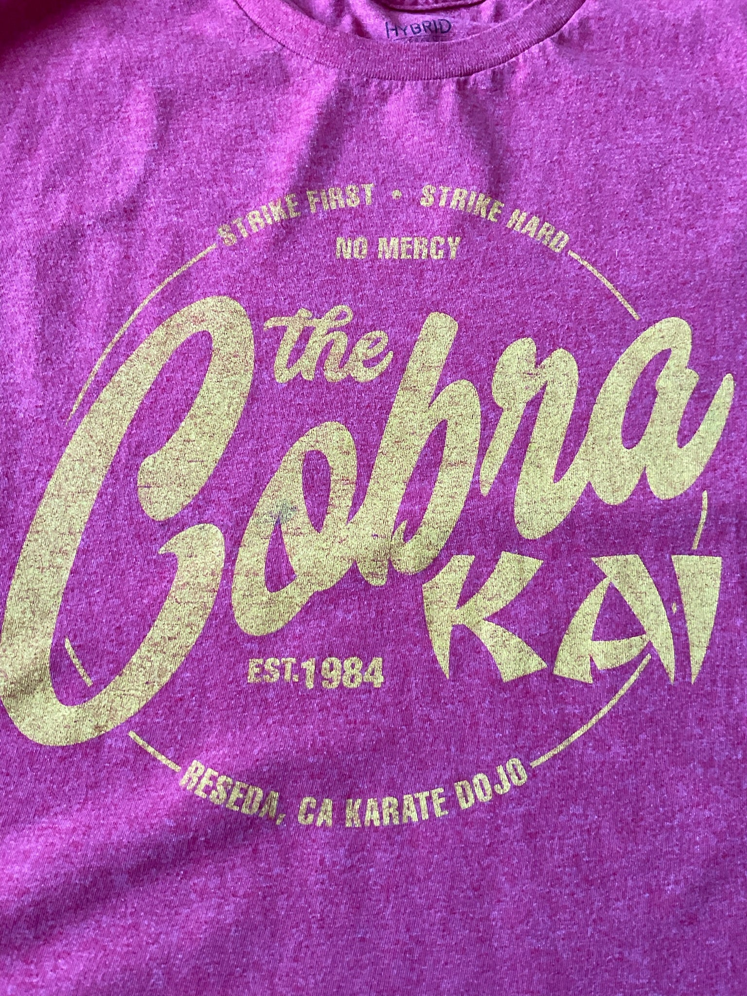 The Karate Kid Red Cobra Kai T-Shirt (Size Large)