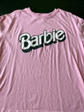Barbie Pink Graphic T-Shirt (Size Medium)