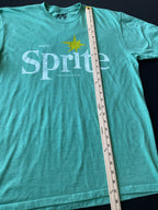 Sprite Screen Printed Green T-Shirt (Size Large)