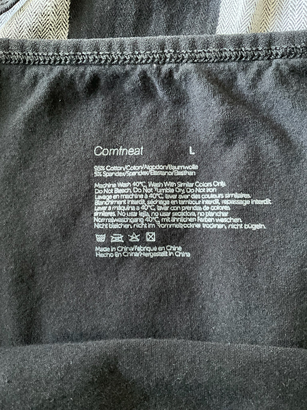 Women's Cotton Stretch Camisole Tank Top Black (Size Large)