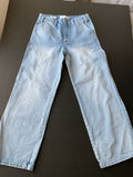KanCan Women's Estilo Button Fly Jeans in Light Blue (Size 5)