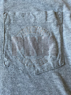Victoria Secret PINK Women's Campus Crew Short Sleeve Gray T Shirt with Gold Sequins on back. Size Medium.