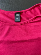 Shein Women's Short Sleeve Red Shirt. Size 0 X Large