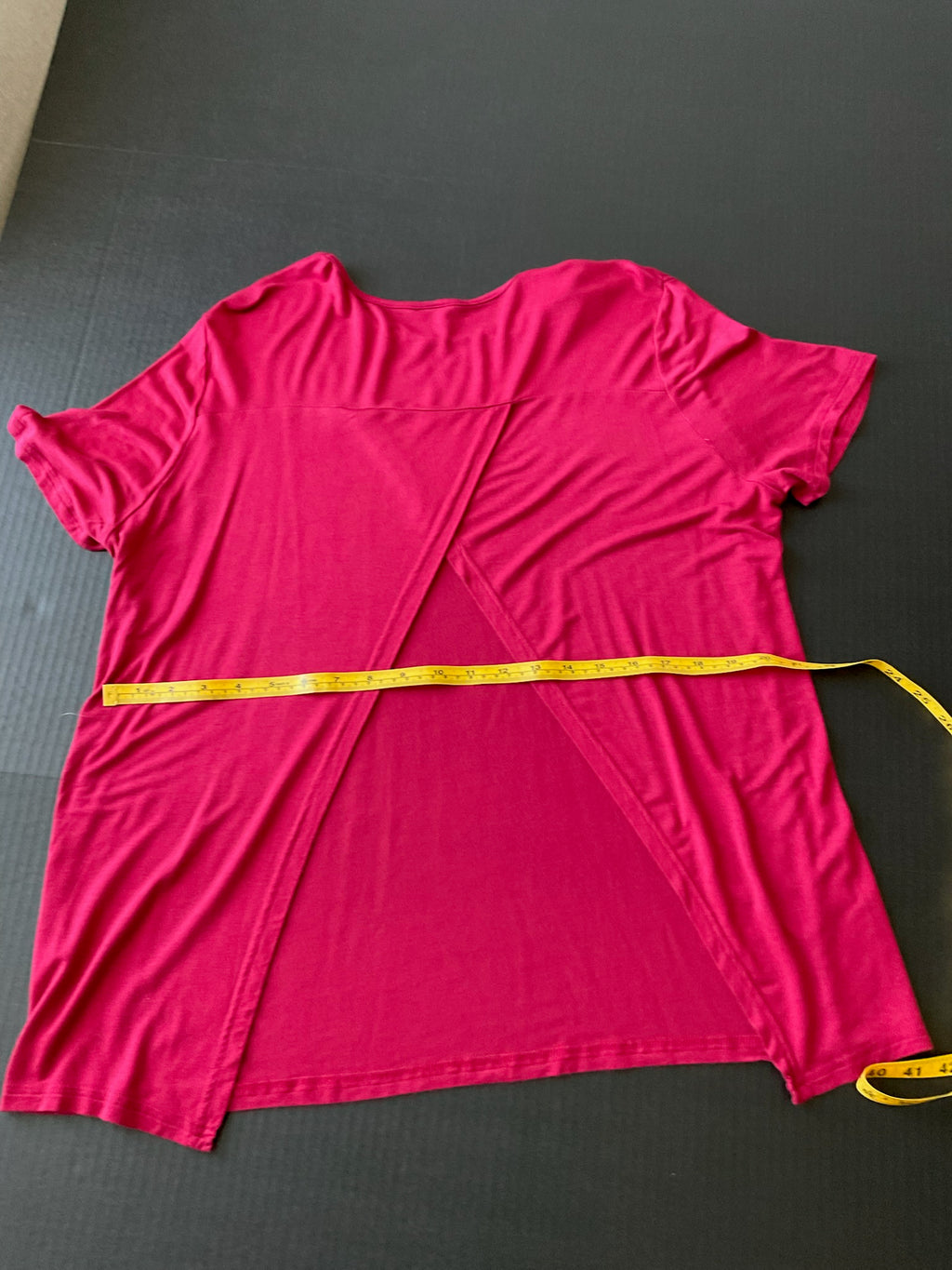Shein Women's Short Sleeve Red Shirt. Size 0 X Large