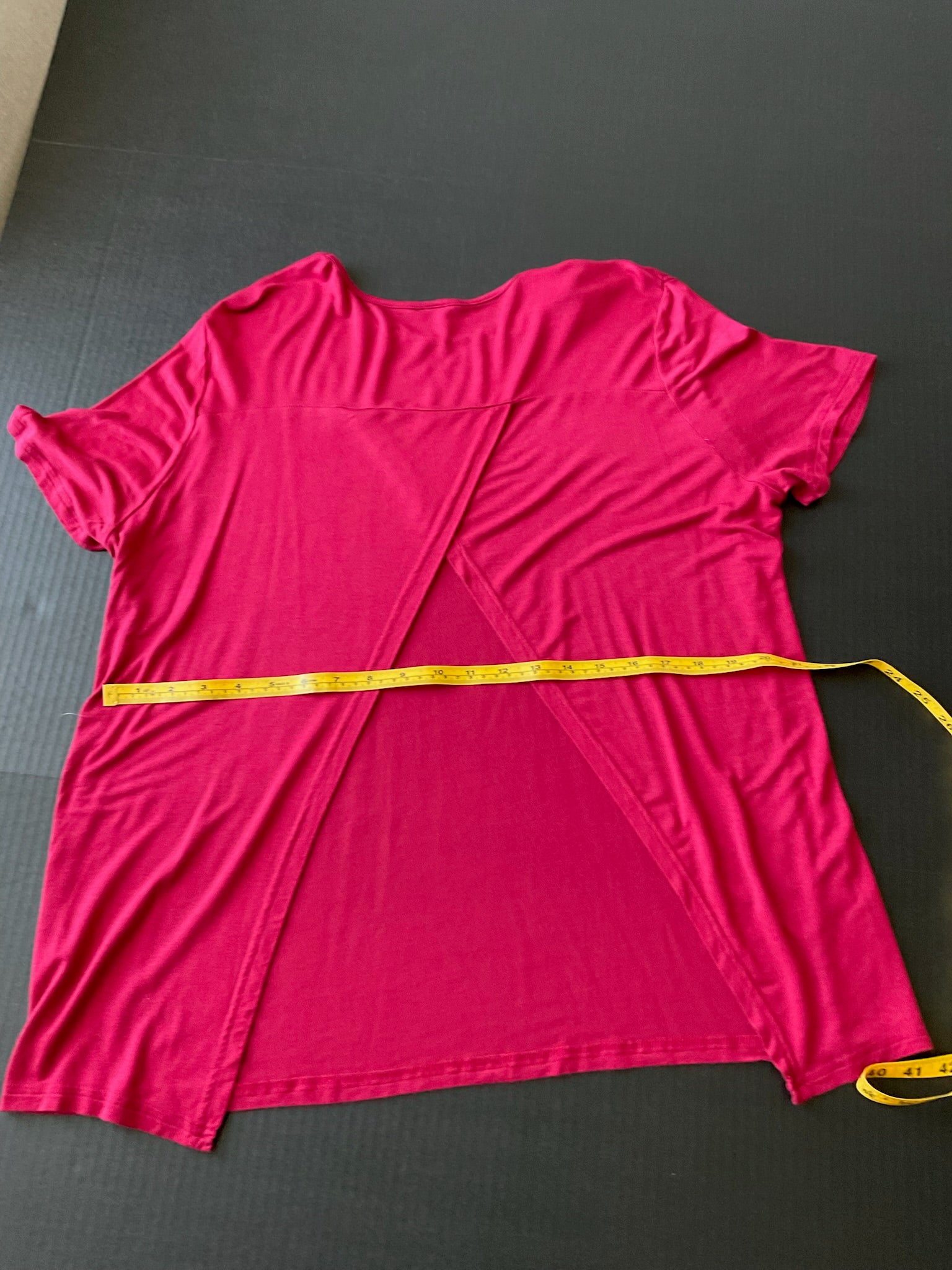 Shein Women's Short Sleeve Red Shirt. Size 0 X Large