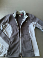 Spyder Women's Full Zip Lightweight Activewear Jacket In Black &  Gray Size L