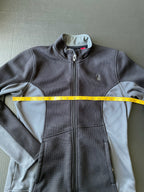 Spyder Women's Full Zip Lightweight Activewear Jacket In Black &  Gray Size L