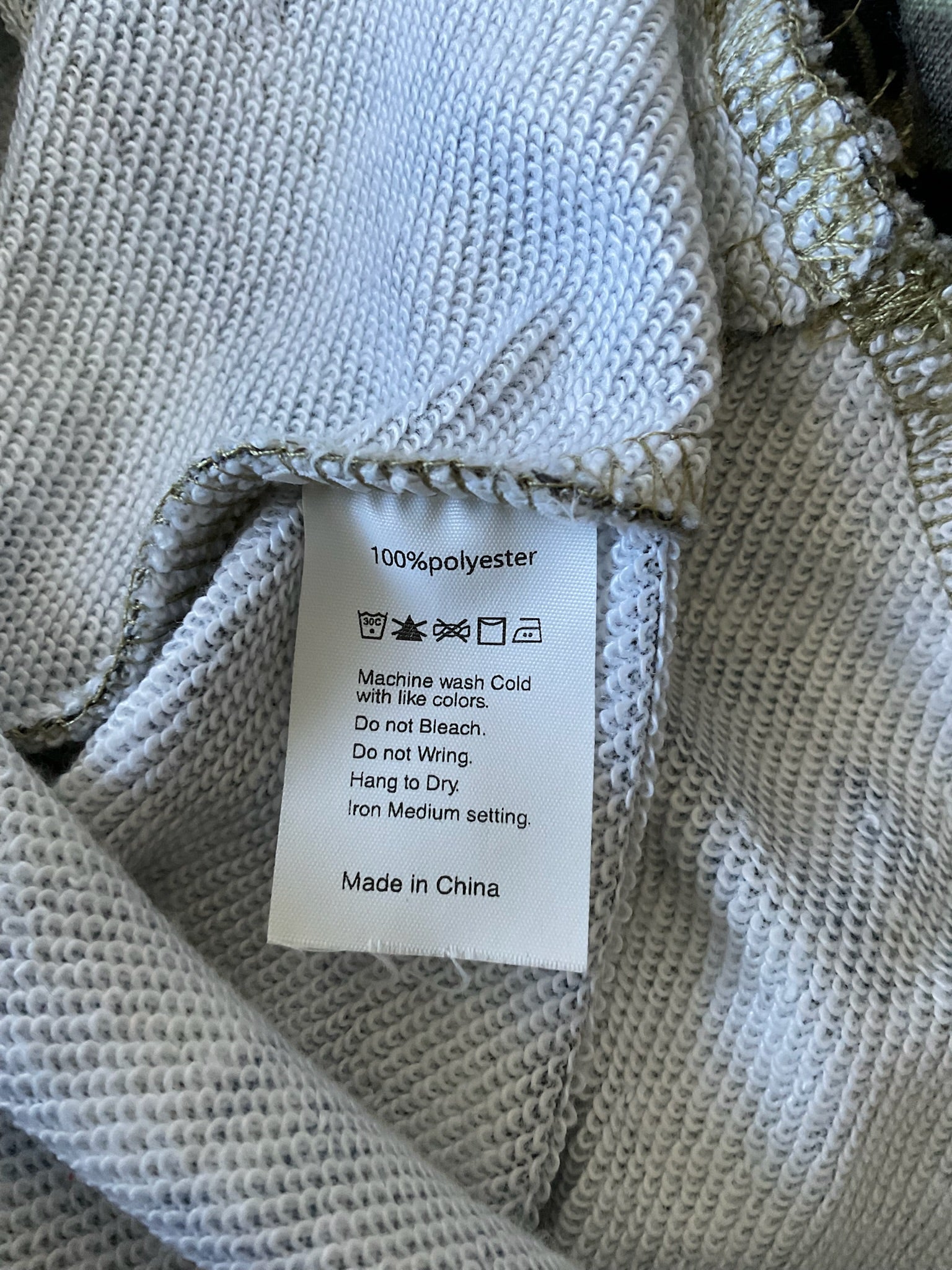 Women's "Oregon Girl" Gray Zip Hoodie. Size Medium