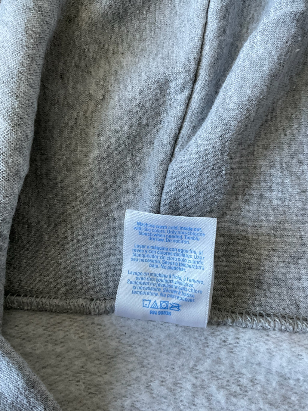Women's "Oregon Girl" Gray Zip Hoodie. Size Medium