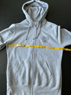 Women's "Oregon Girl" Gray Zip Hoodie. Size Medium