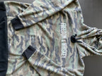 Red, White, Blue Apparel Women's Printed Freedom & Whiskey Hoodie Pullover in Camouflage. Size Large