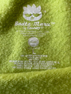 Sanrio Badtz-Maru Long Sleeve Neon Green Printed Sweatshirt. Size Large