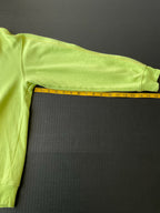 Sanrio Badtz-Maru Long Sleeve Neon Green Printed Sweatshirt. Size Large