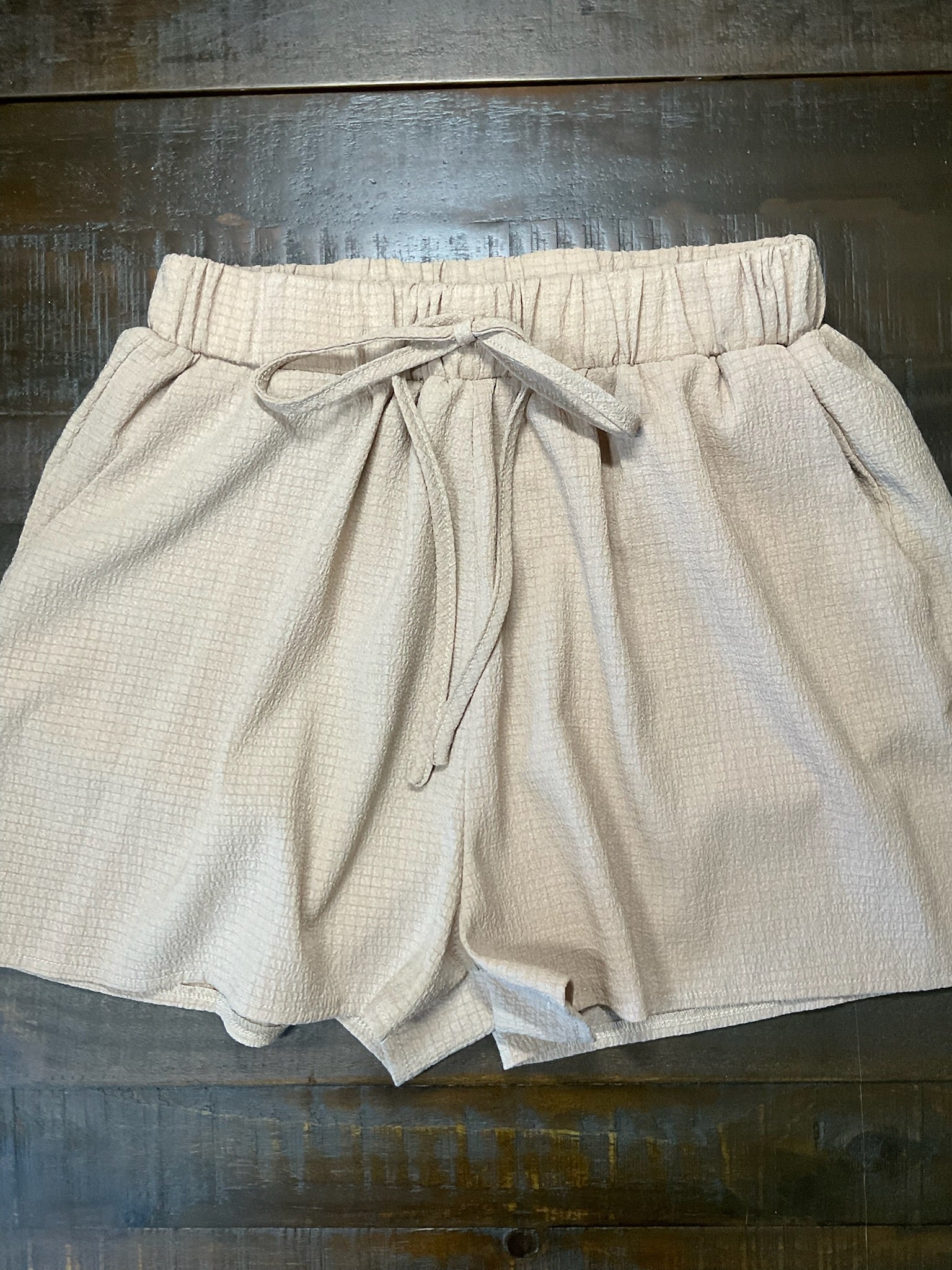  Emory Rose Casual Beige Summer Shorts – Size Medium