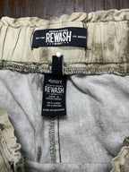 Rewash Women's High-Rise Camo Paperbag Shorts - Size 8