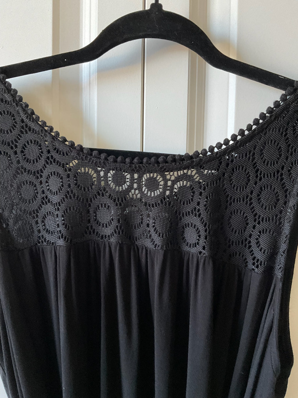 Signature Collection Black Tank Dress Large  