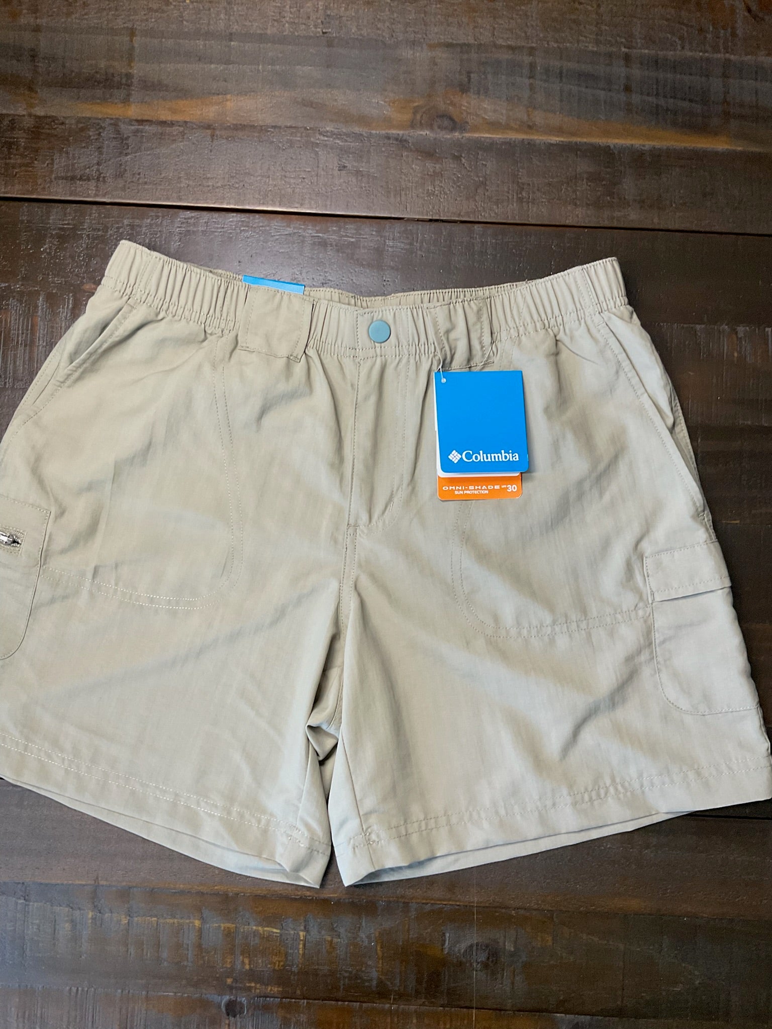 Columbia Women's Sandy River Cargo Hiking Shorts - Khaki Tusk / Size Small