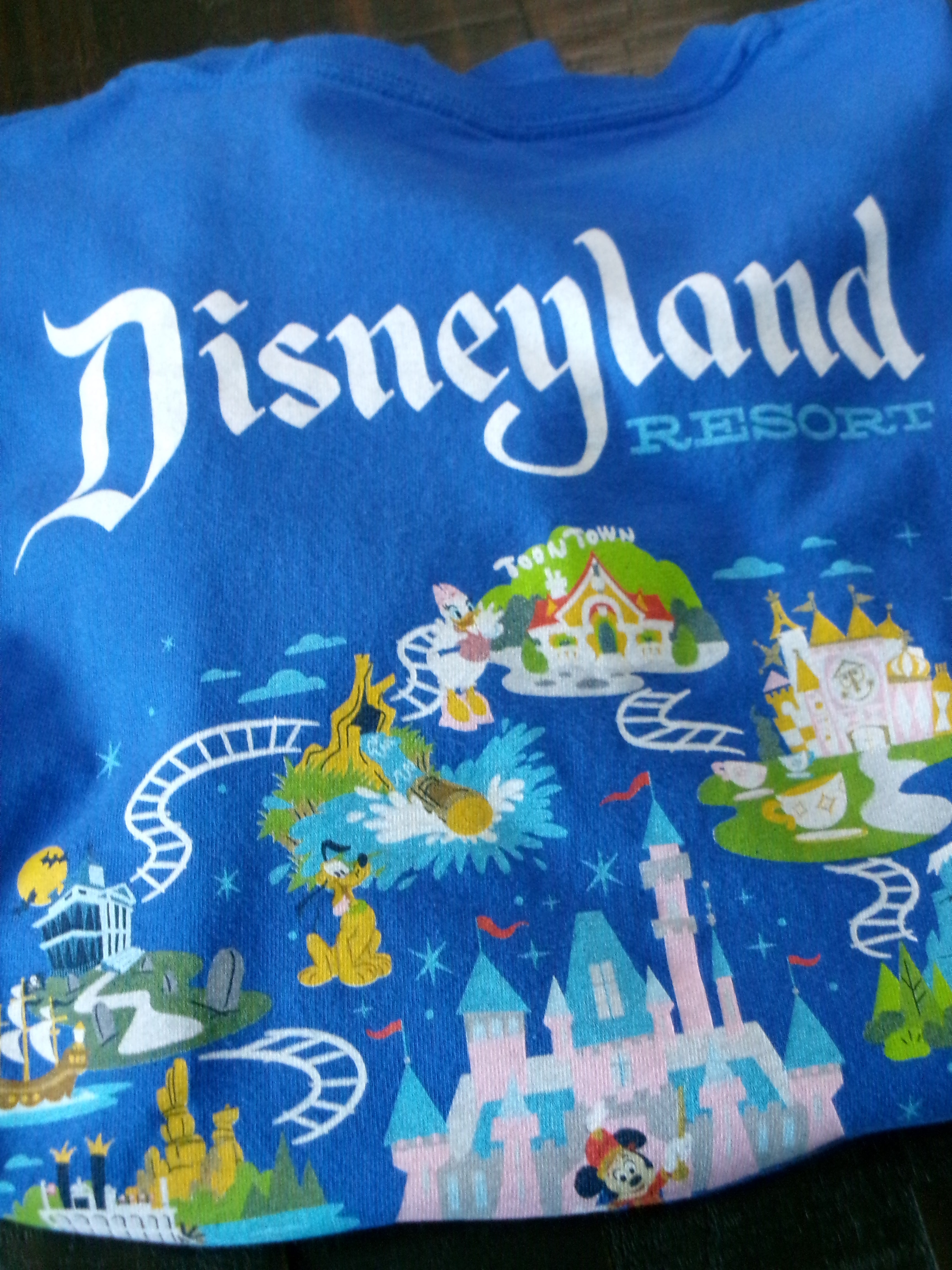  Funko Disney 65th Anniversary Unisex Blue Long Sleeve Crew Neck Shirt - Large 