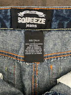 Vintage Squeeze Denim Dark Wash Mini Skirt. Size 1